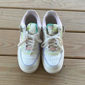 Pastel Nike Air Force 1 shadows